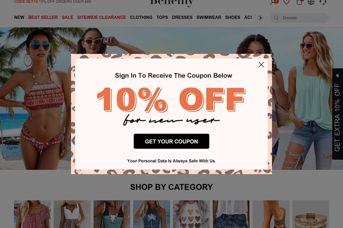 Komily US homepage