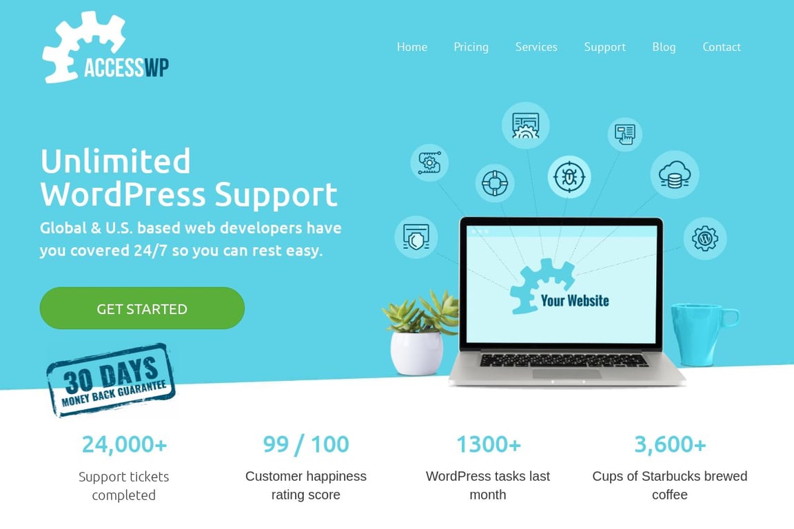 AccessWP homepage