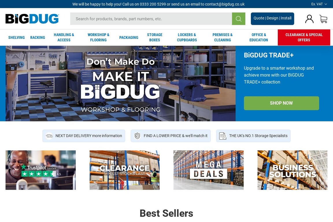 BiGDUG Ltd homepage