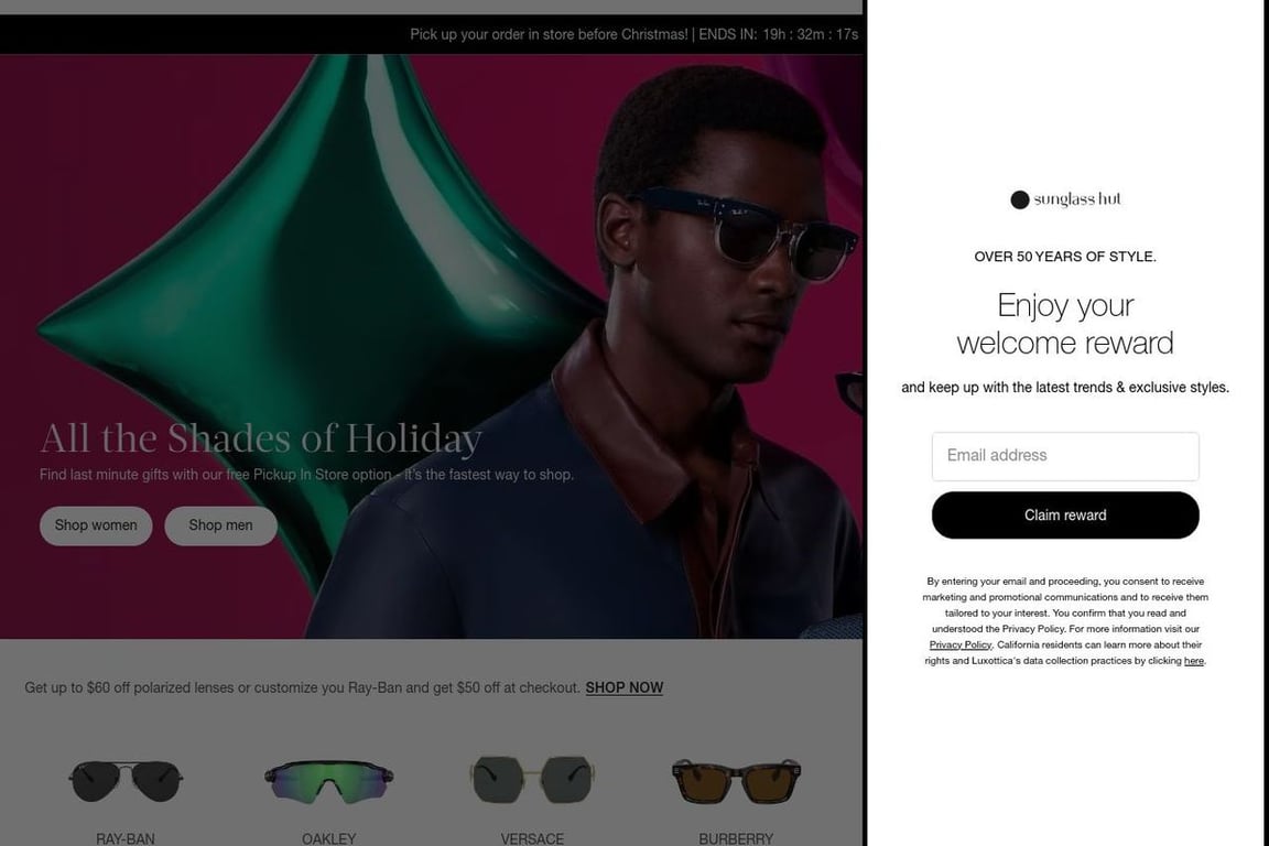 Eyewear 2025 hut website