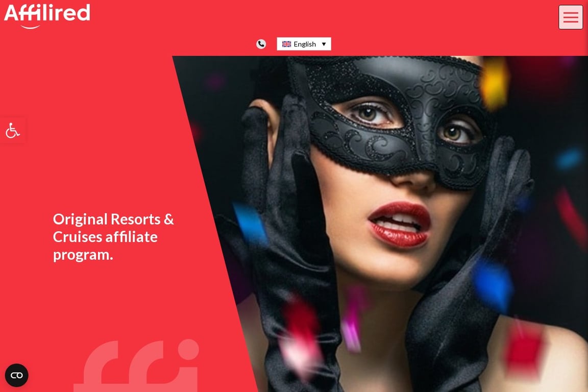 Original Resorts affiliate program signup page