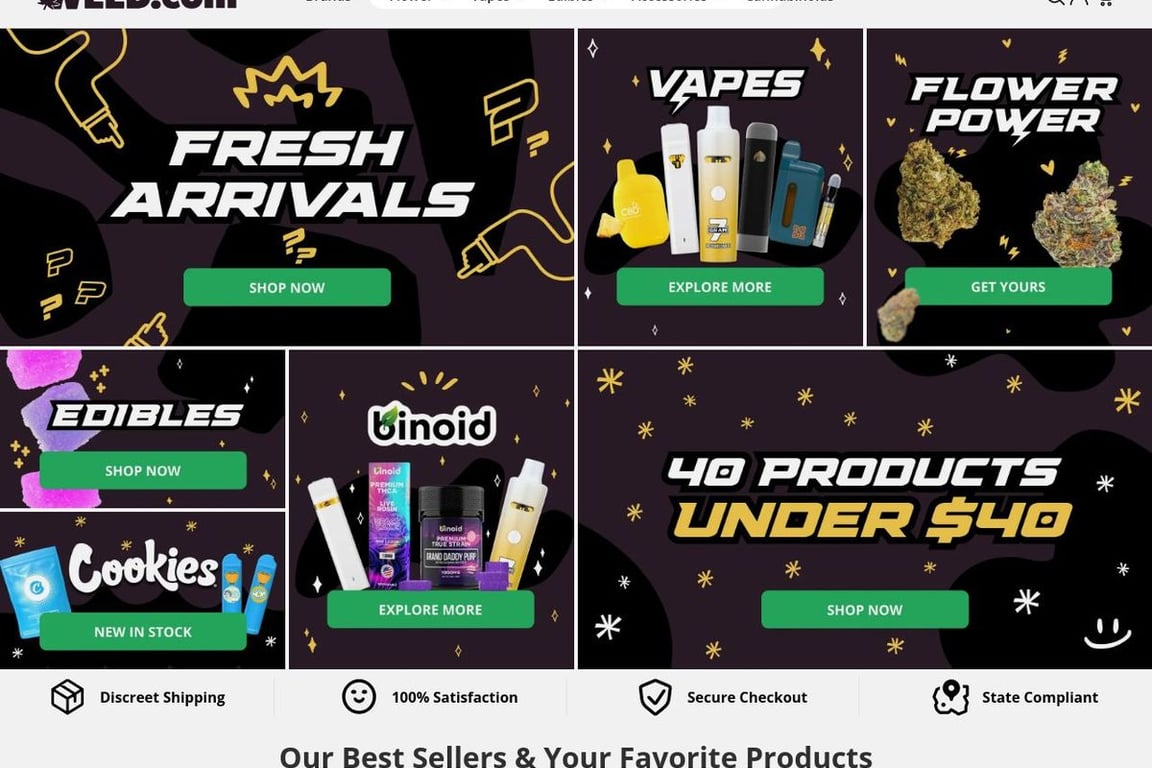 Weed.com homepage