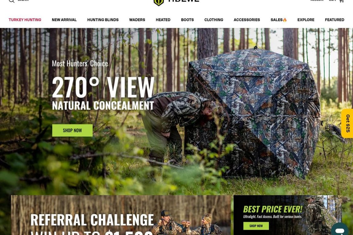 TideWe homepage