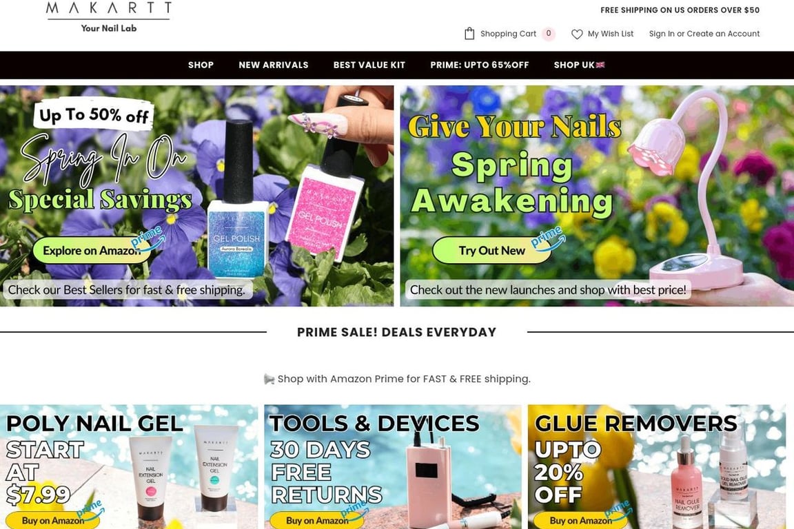 Makartt homepage