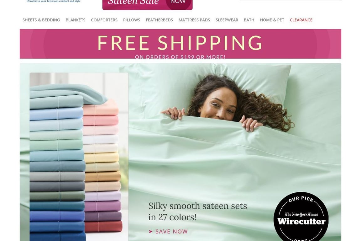 Cuddledown homepage