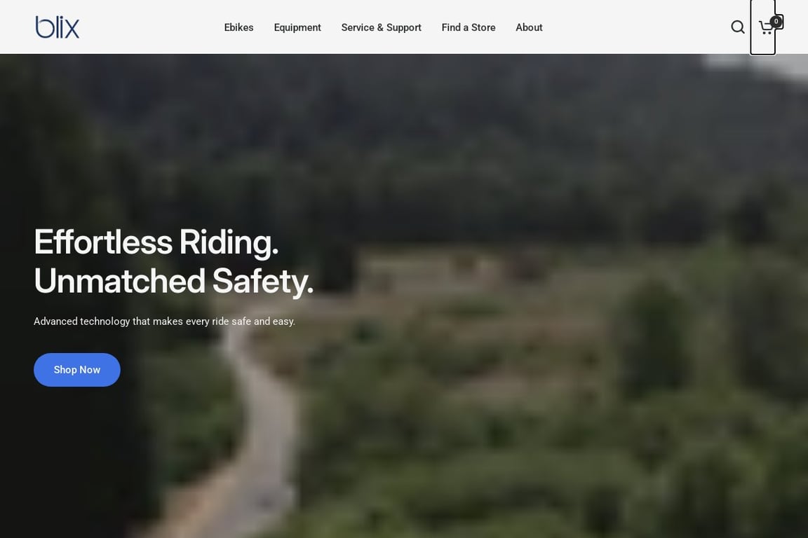 Blix Bike homepage