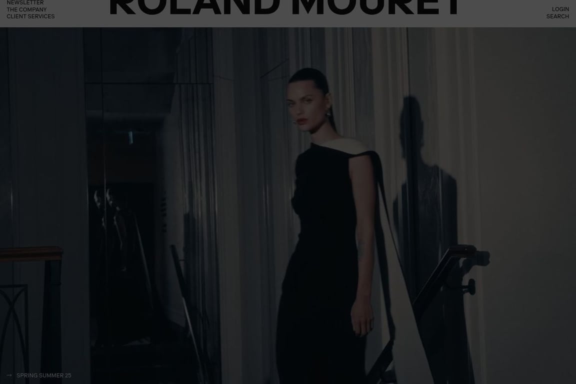 Roland Mouret homepage