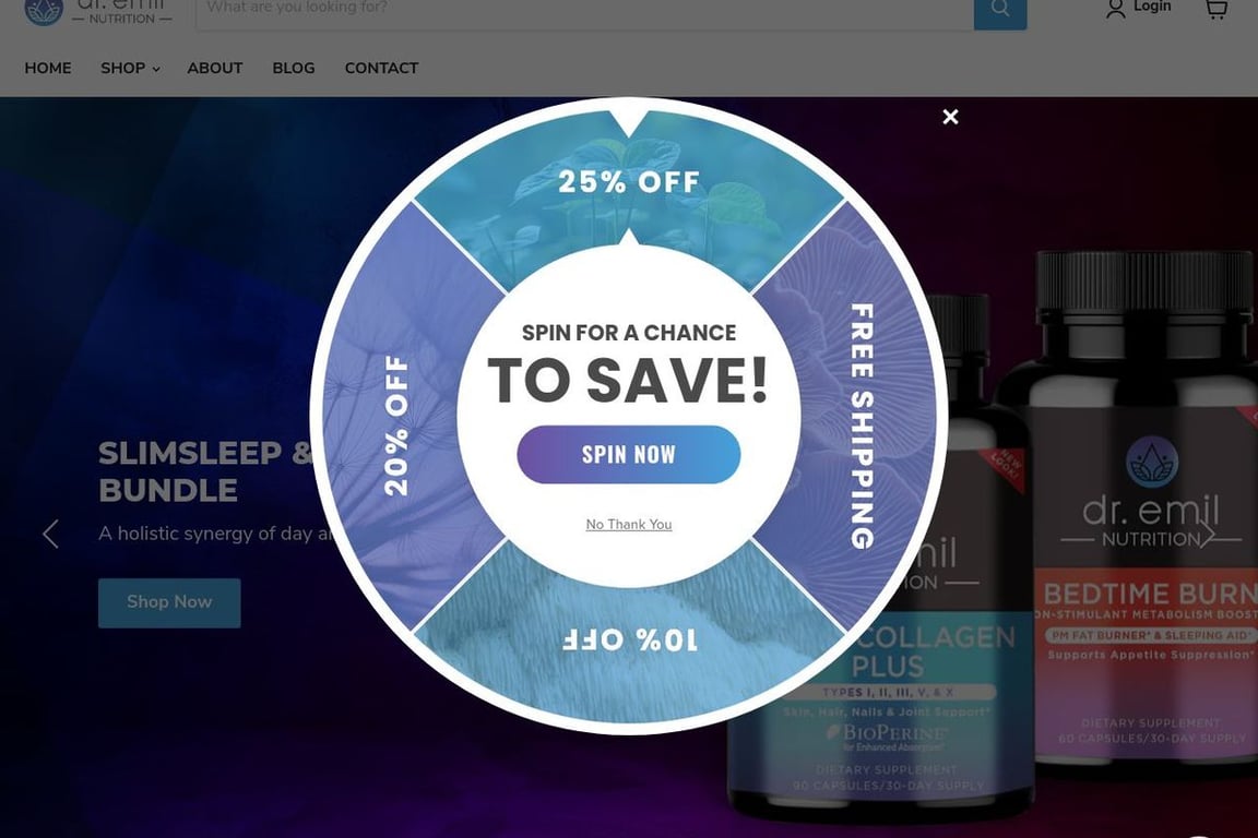 Dr. Emil Nutrition homepage