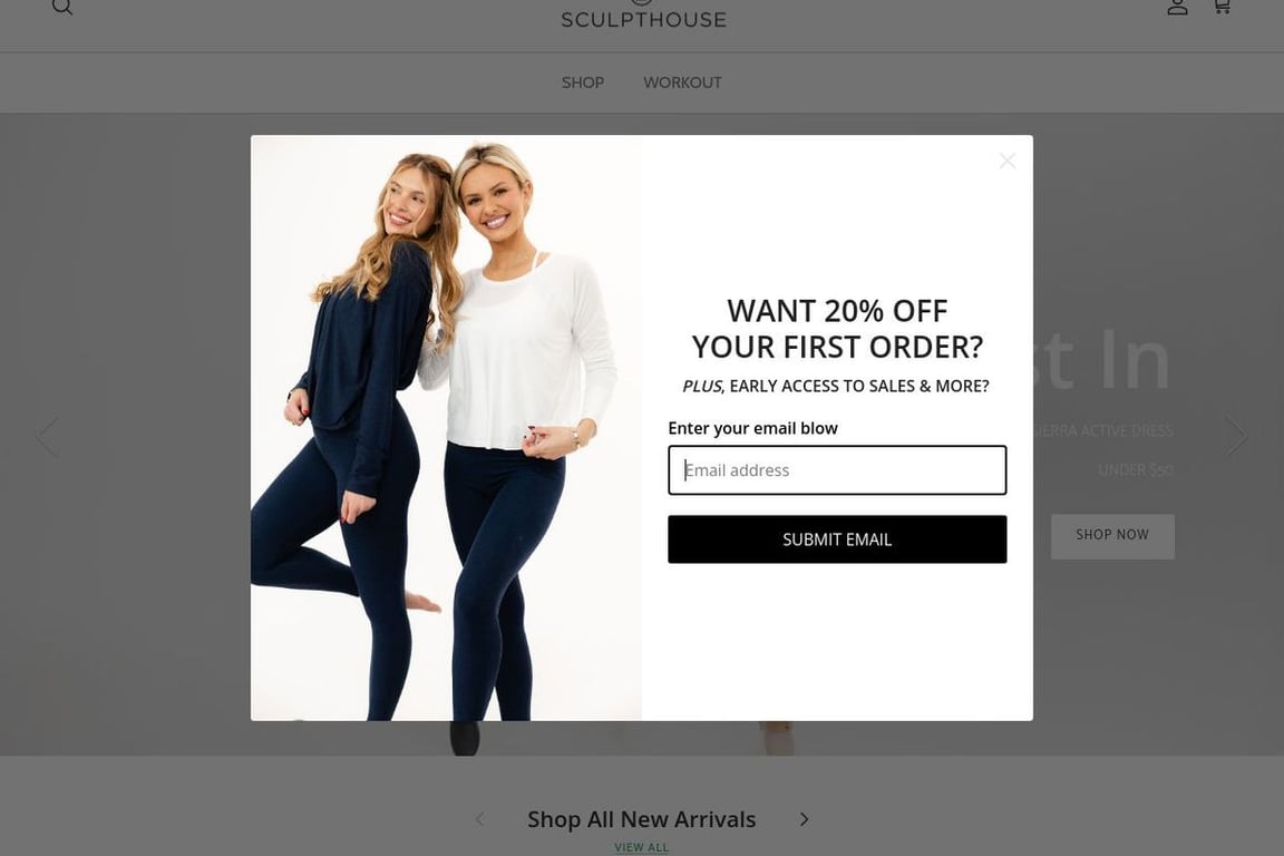 SculptHouse homepage