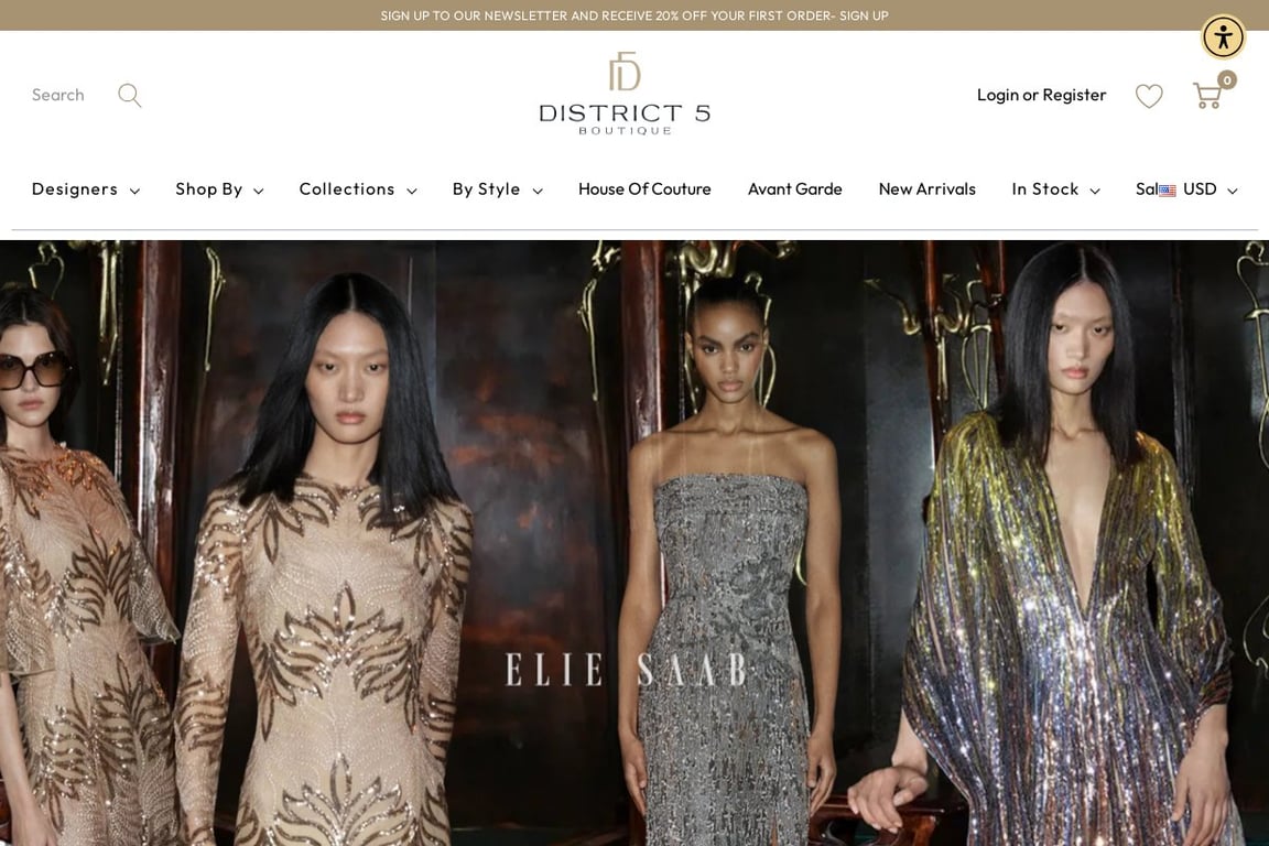District 5 Boutique LLC homepage