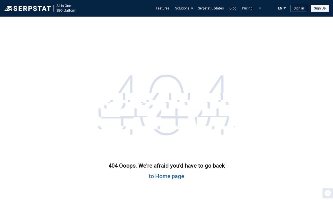 Serpstat affiliate program signup page