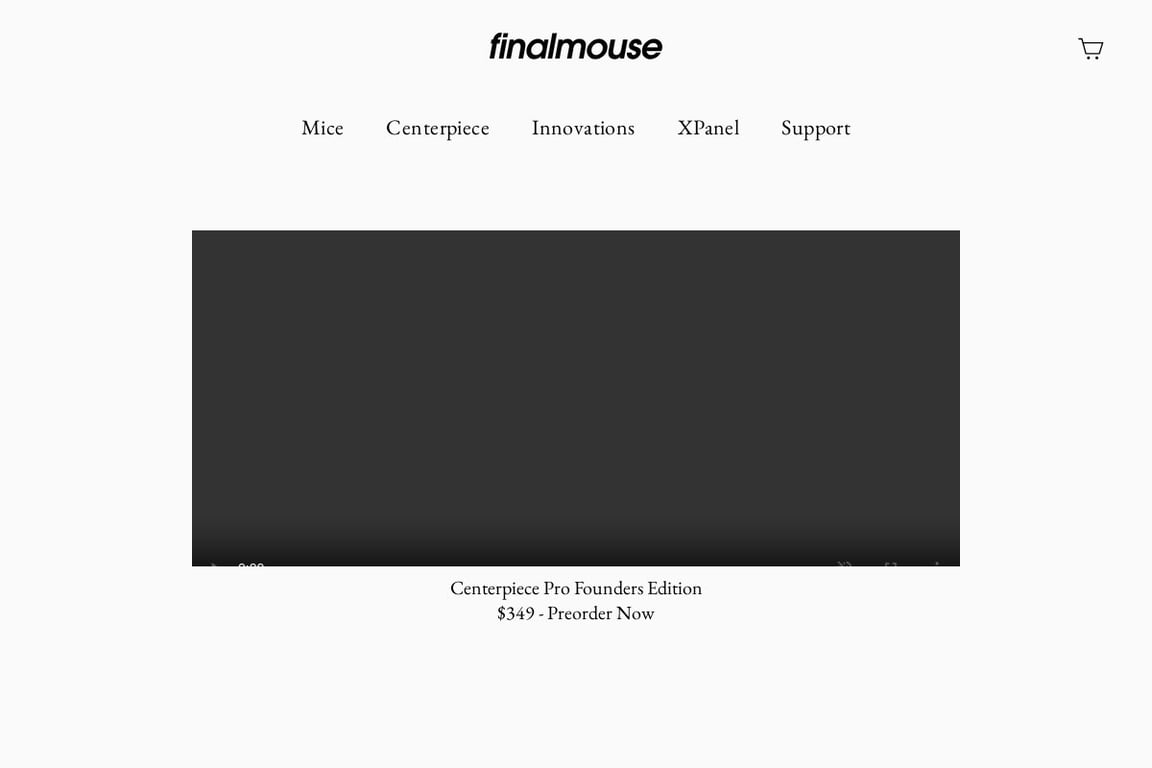 Finalmouse homepage
