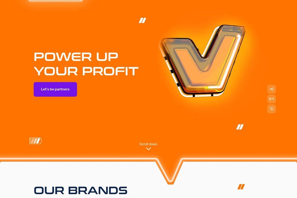 V.Partners homepage