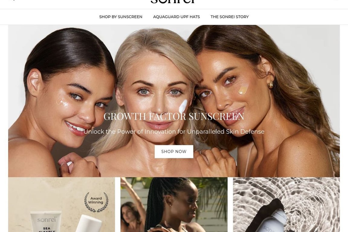 Sonrei Preferred homepage