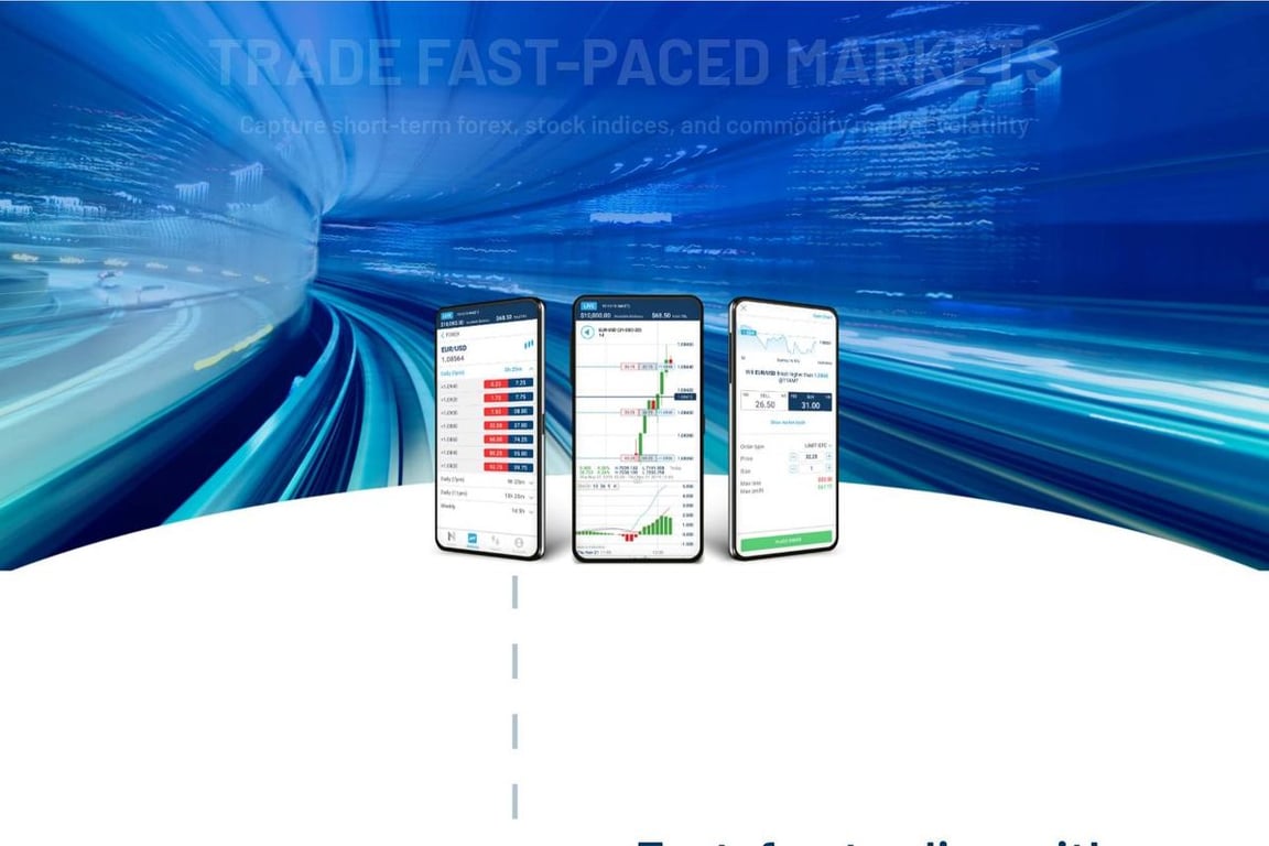 Nadex homepage