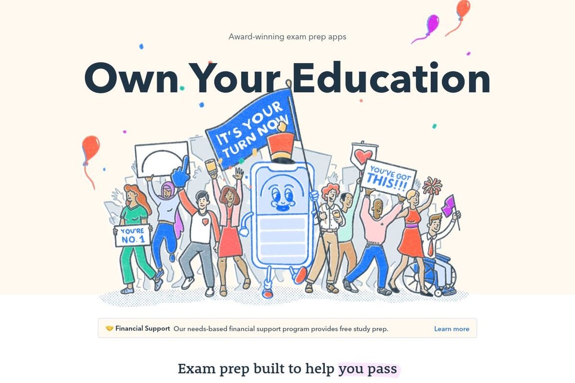 Pocket Prep homepage