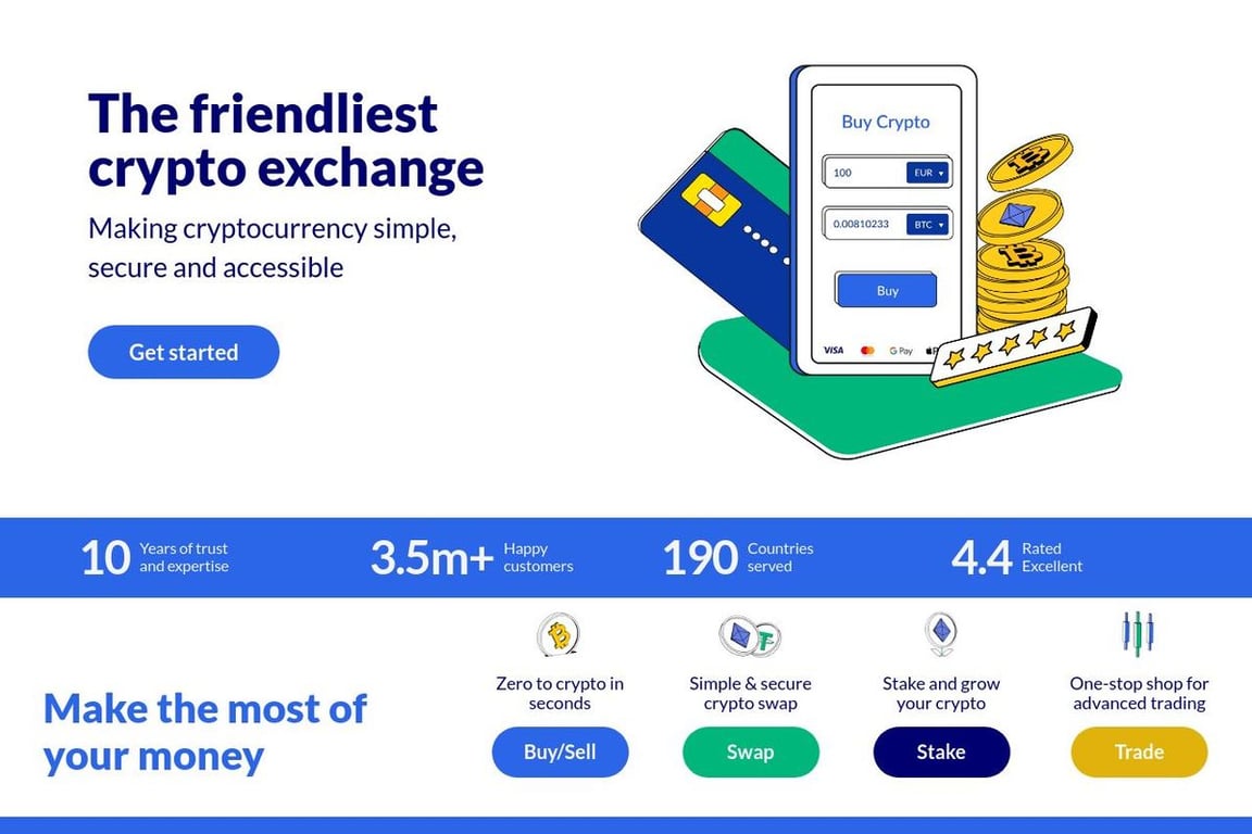 CoinMama homepage