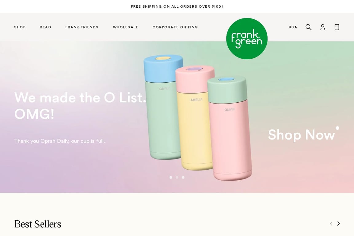 Frank green homepage