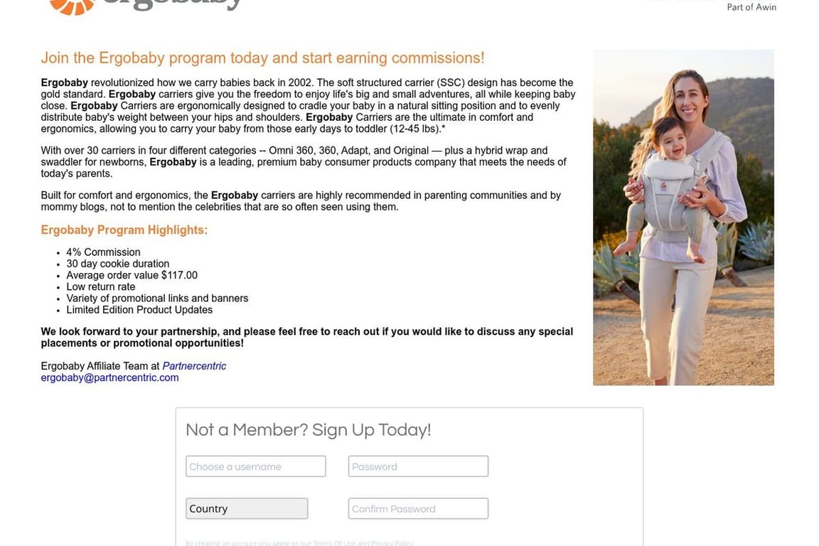 Ergobaby Affiliate Program Everything You Need to Know (2024)