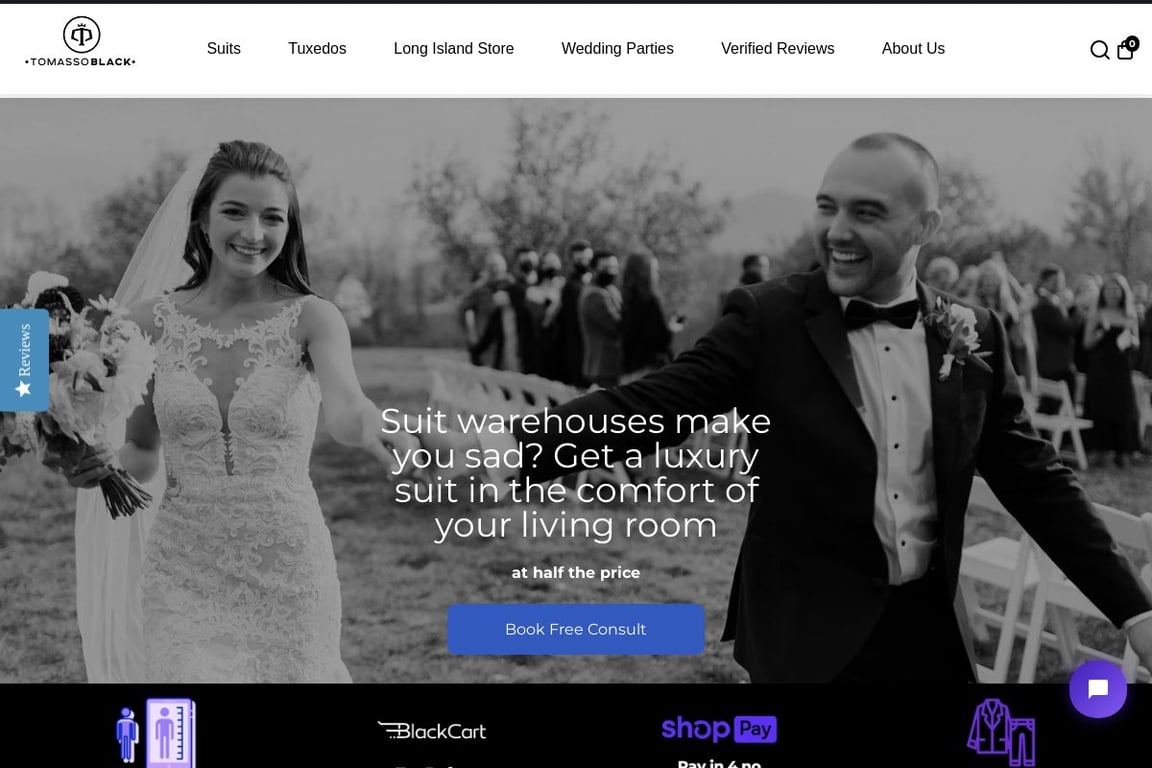 Tomasso Black homepage