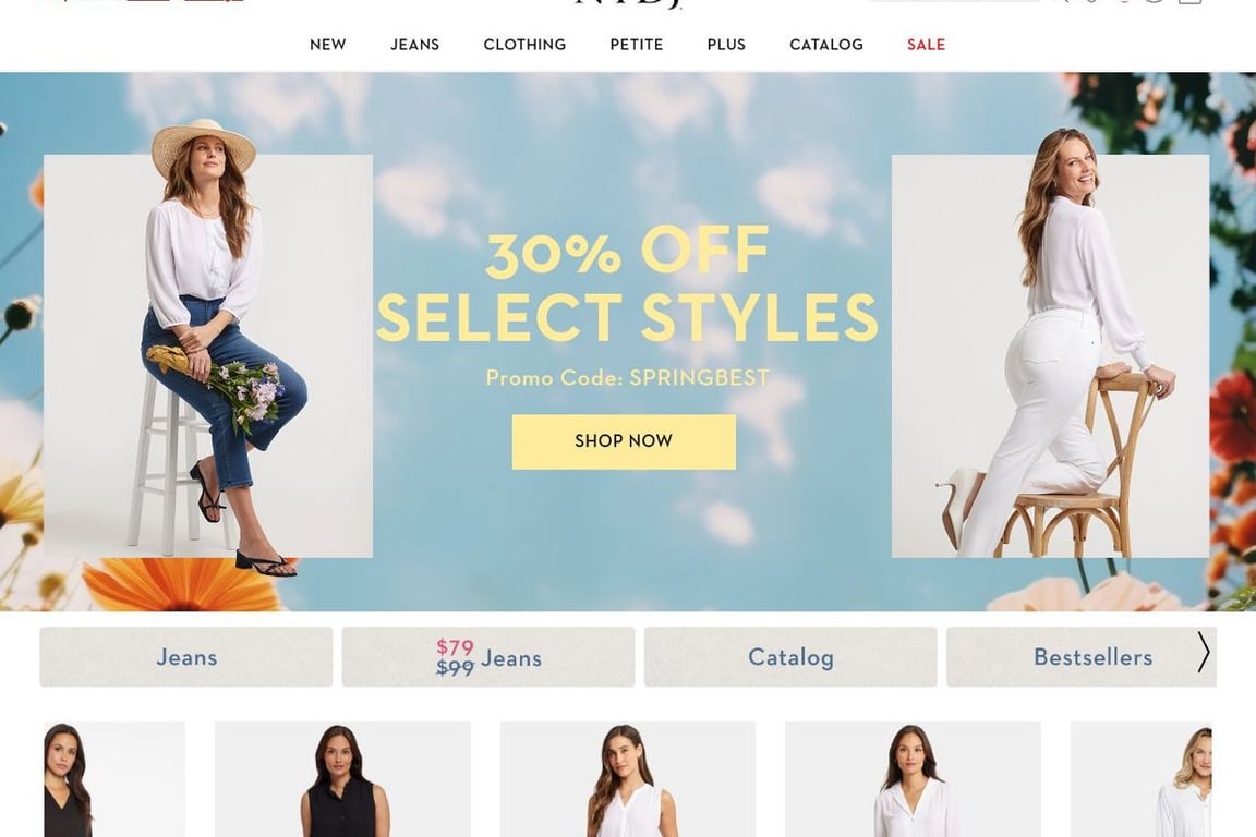 NYDJ homepage