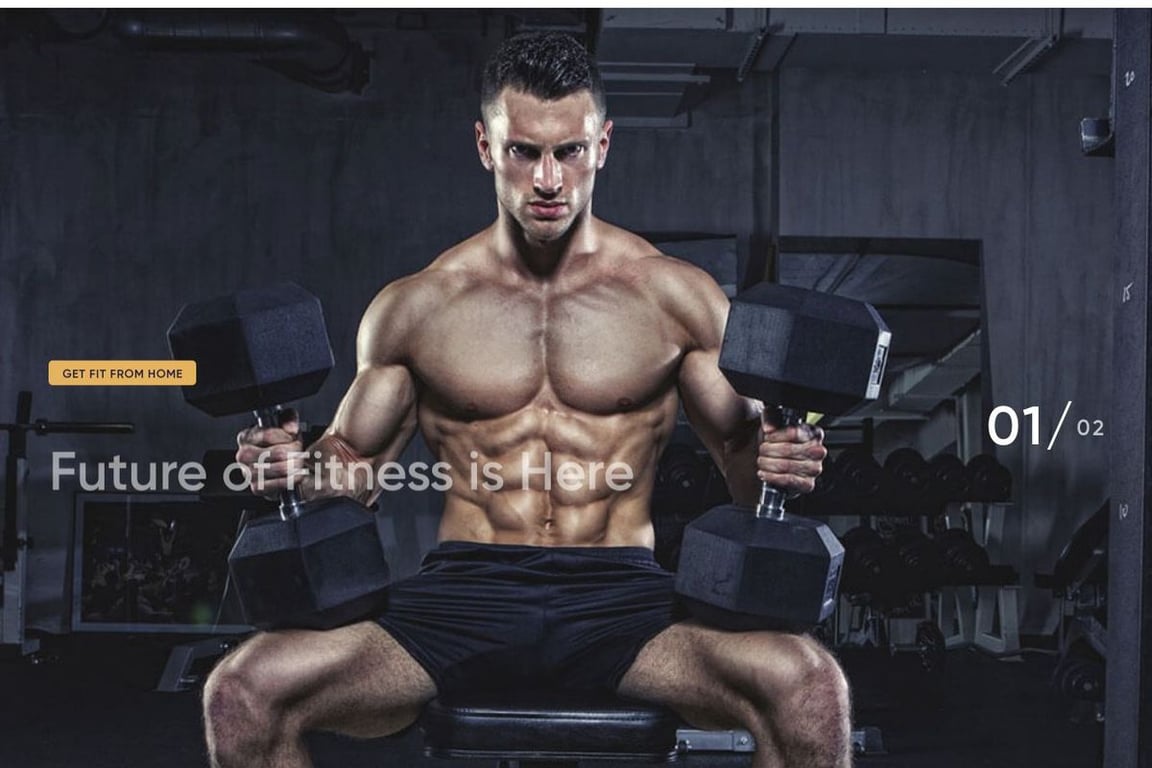 NilusFit homepage
