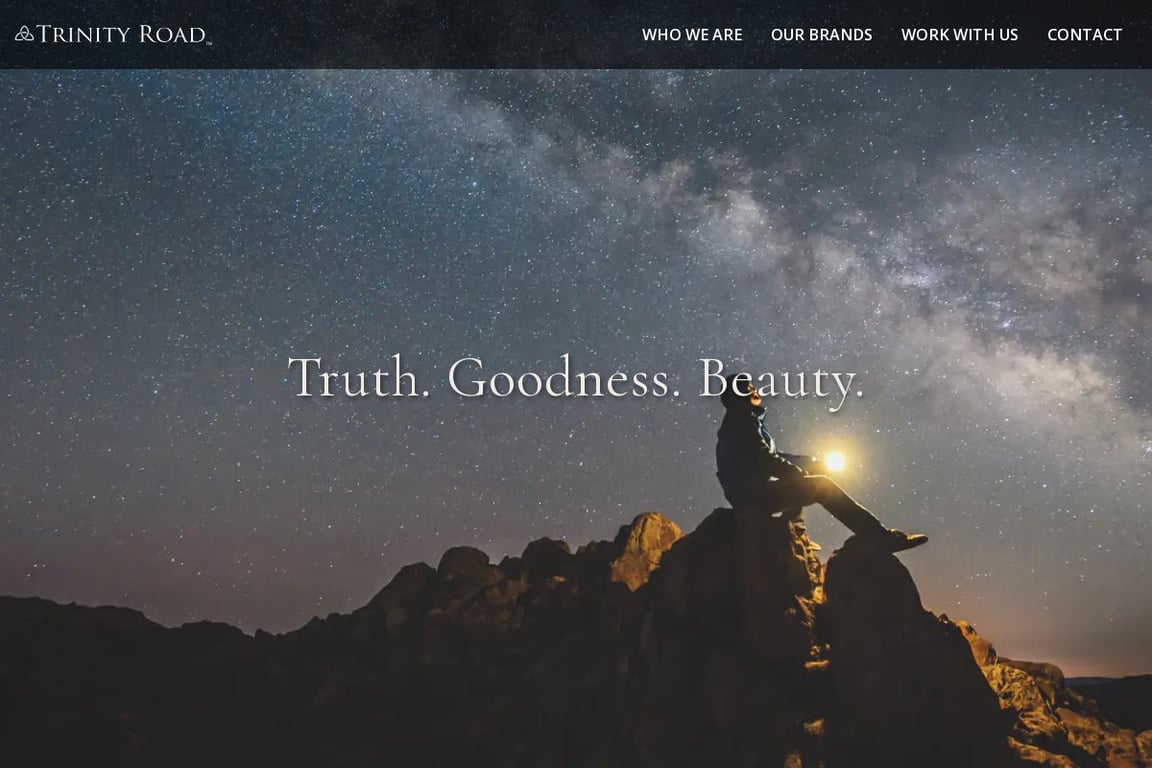 Trinity Road Websites homepage