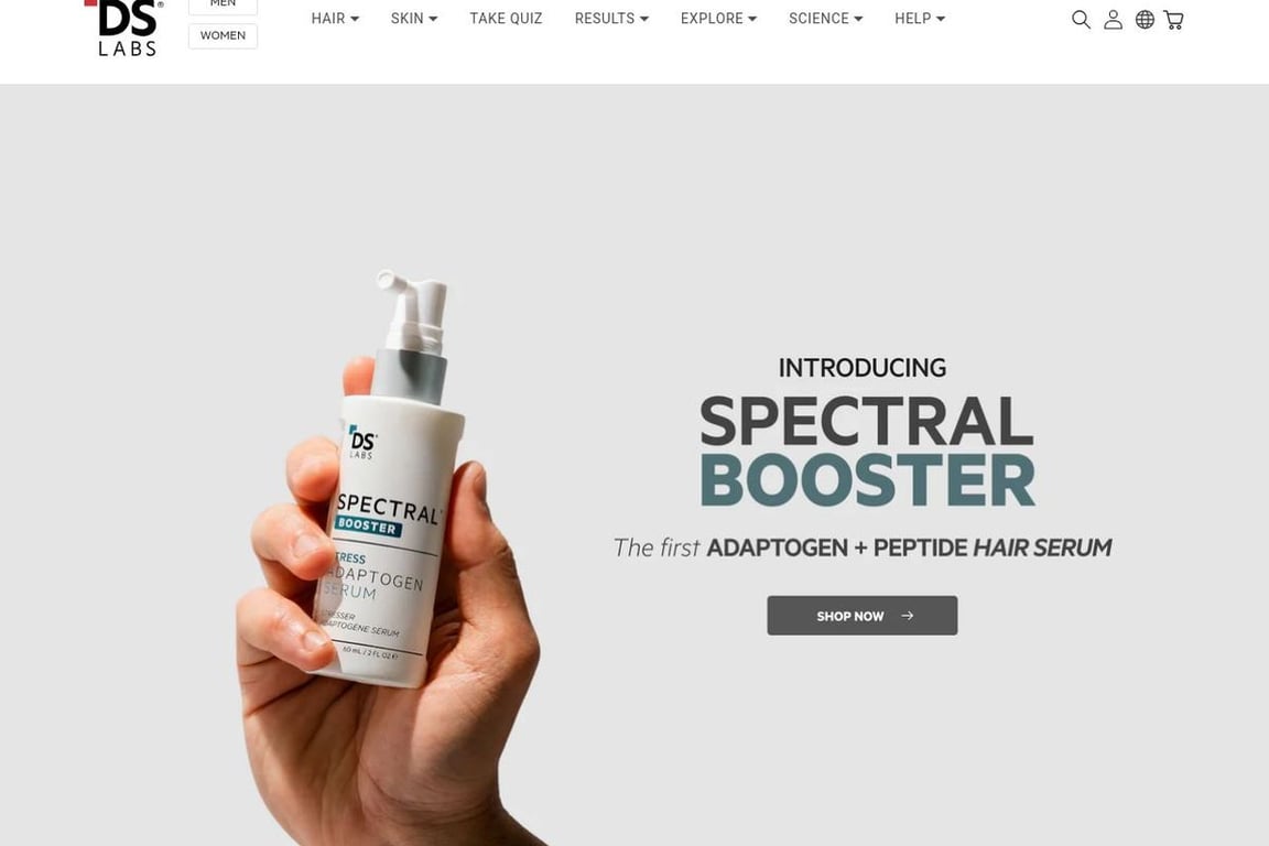 DS Laboratories homepage