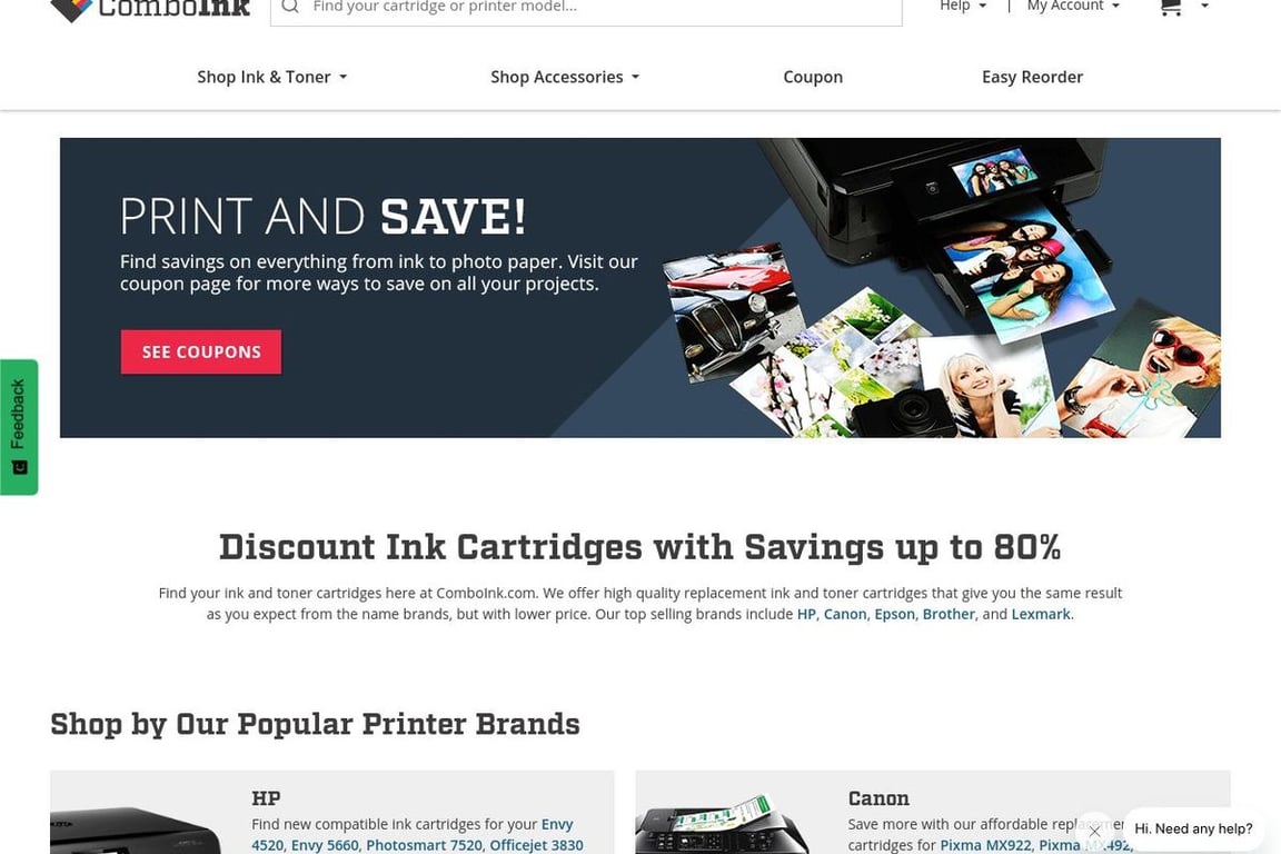 ComboInk homepage