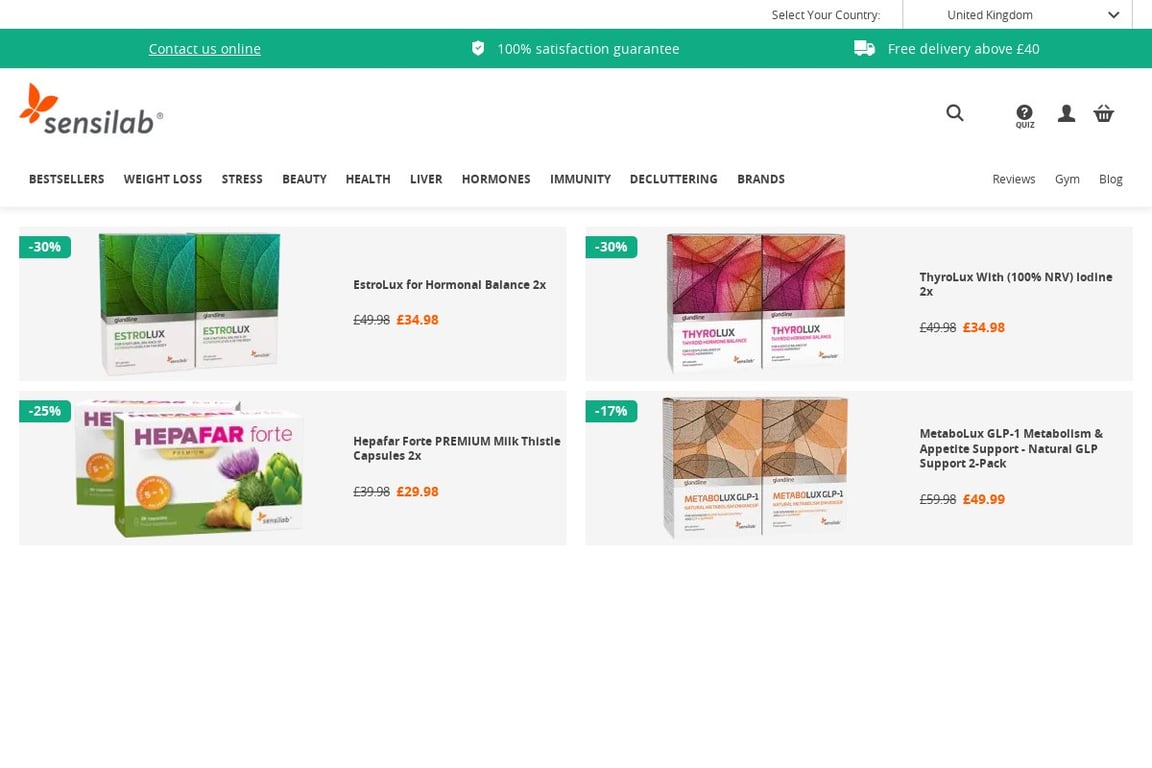 Sensilab homepage