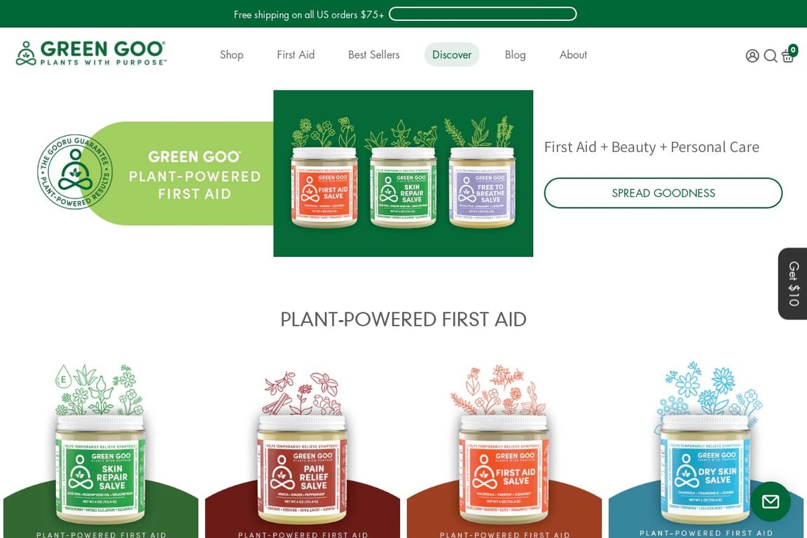 Green Goo homepage