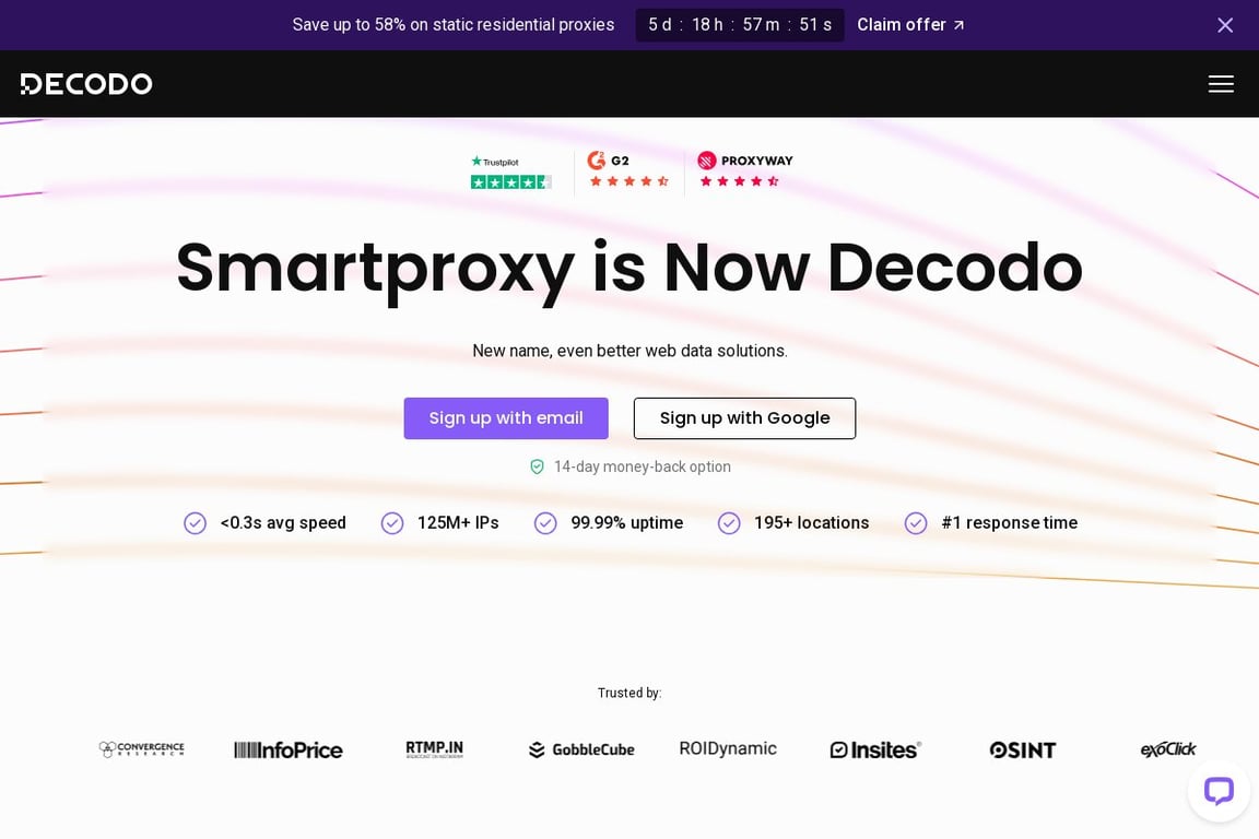 Smartyproxy homepage