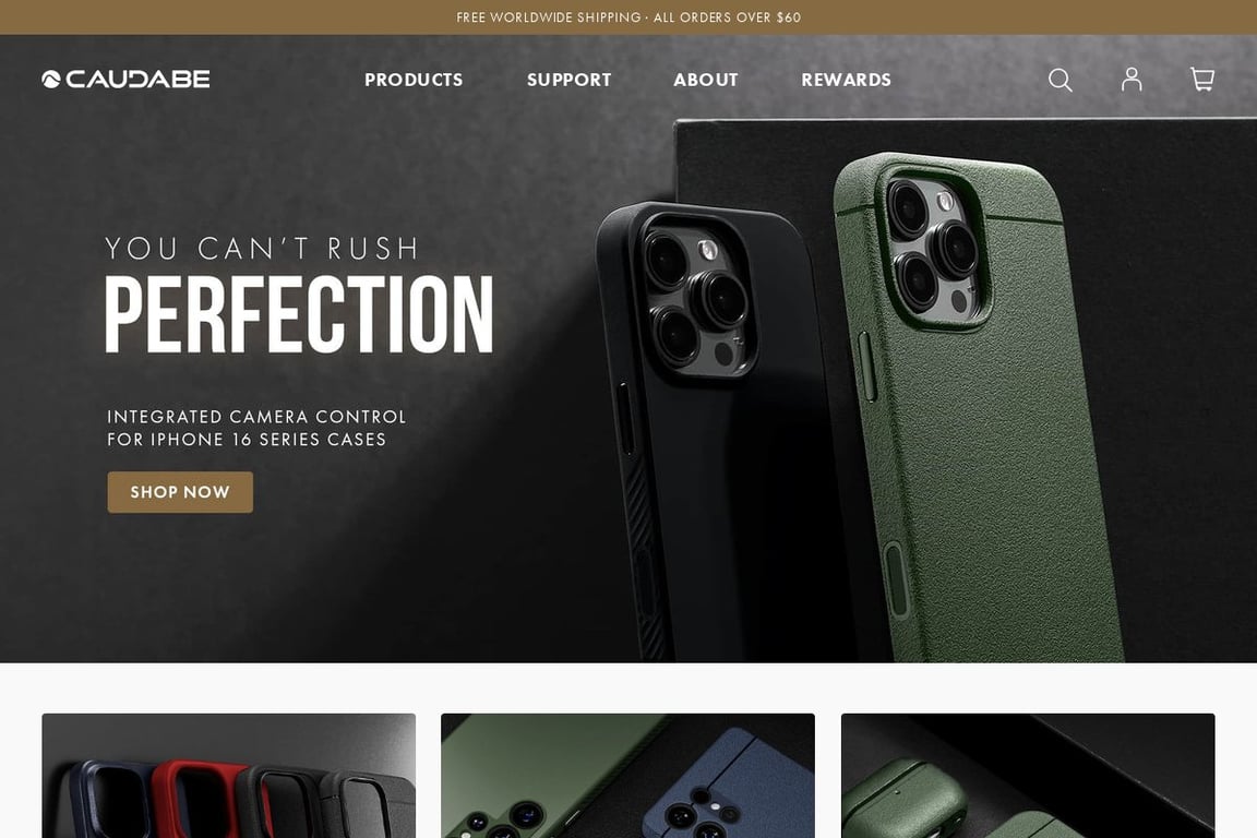 Caudabe homepage