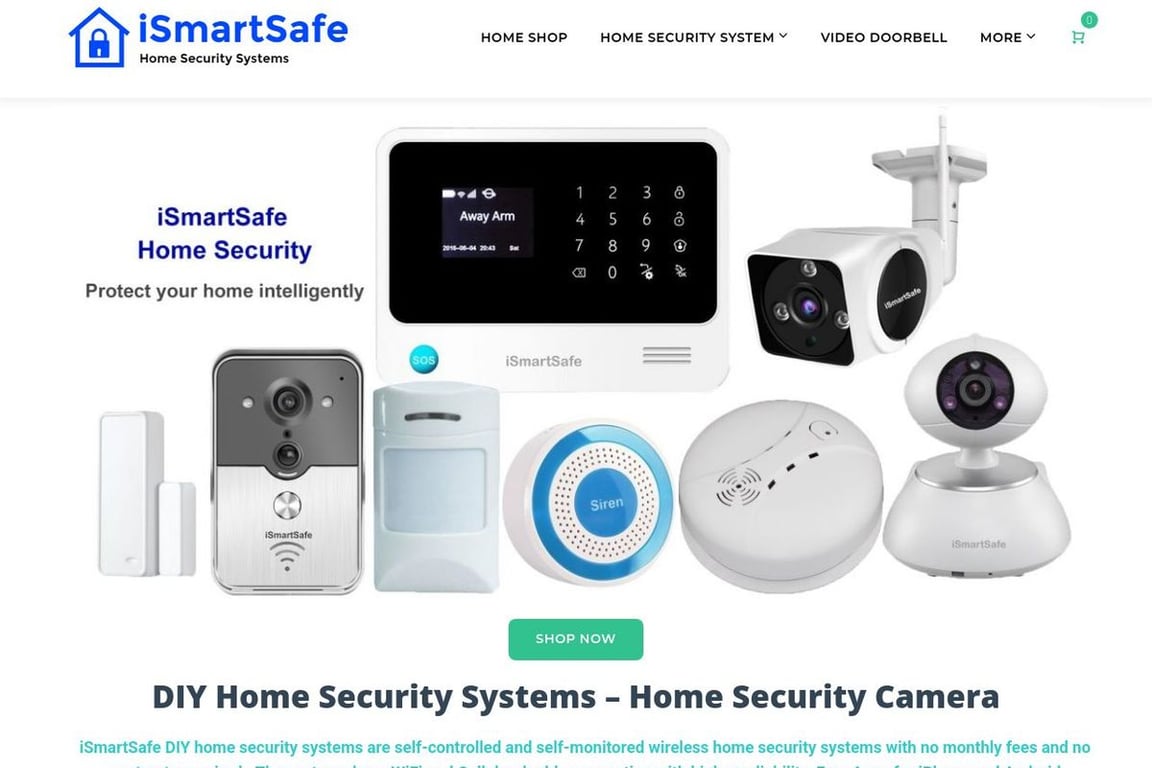 ISmartSafe homepage