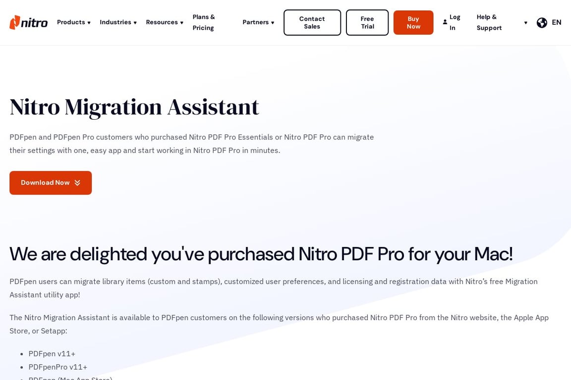 PDFpen homepage