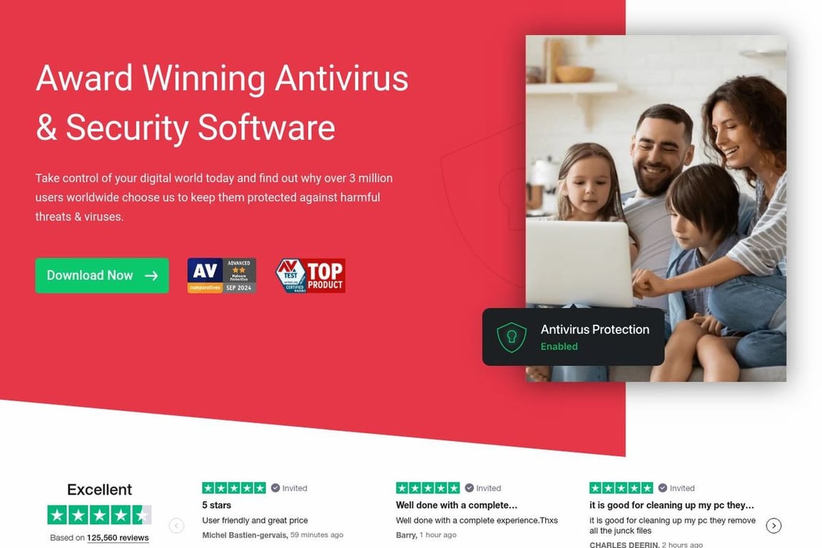Total AV homepage