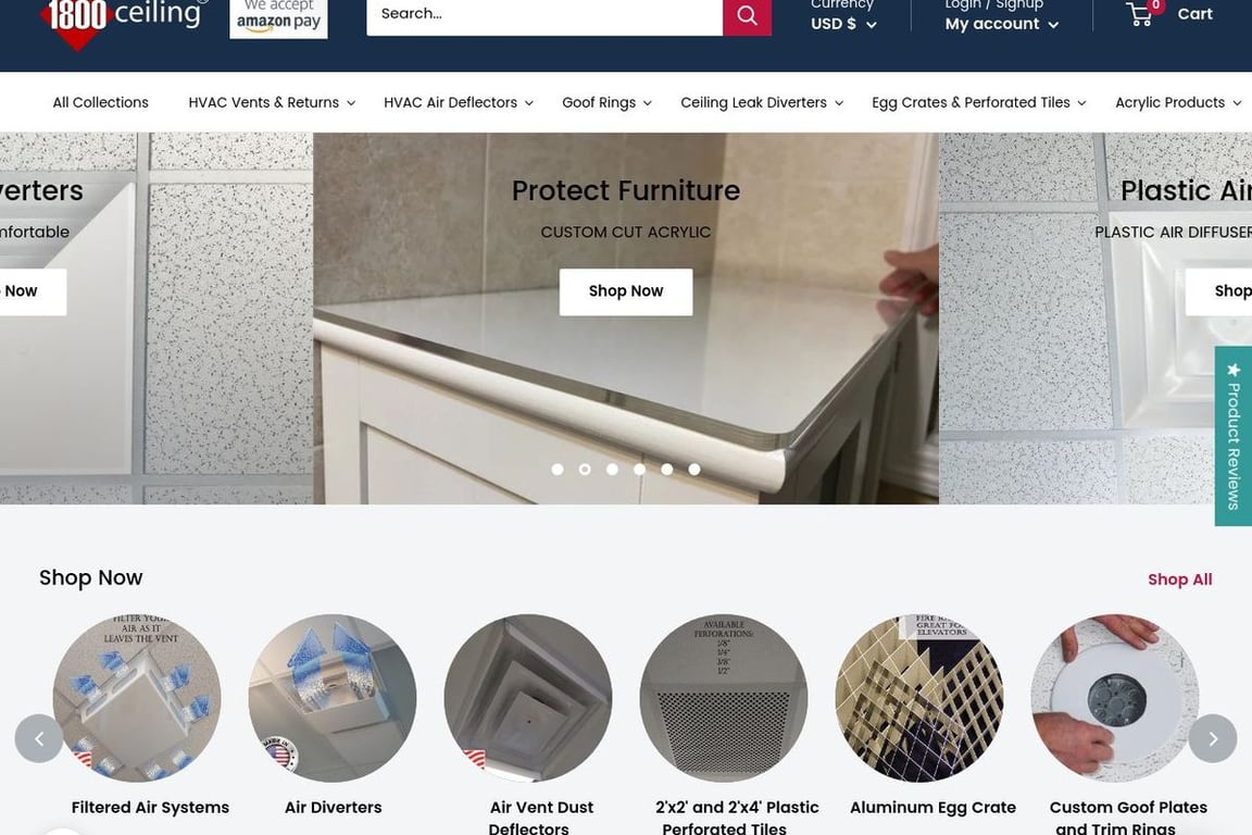1800Ceiling homepage