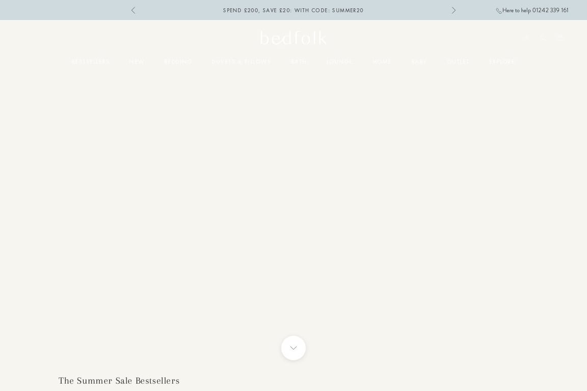 Bedfolk homepage