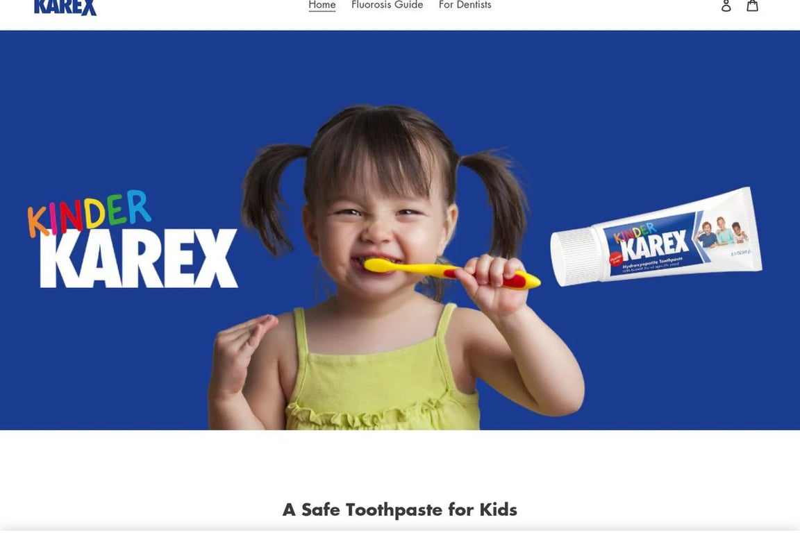 Kinder Karex homepage