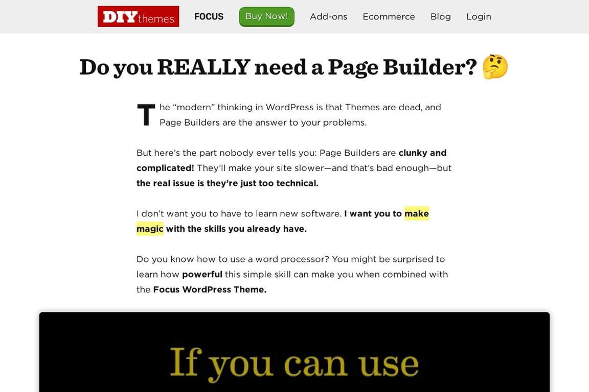 DIYthemes homepage