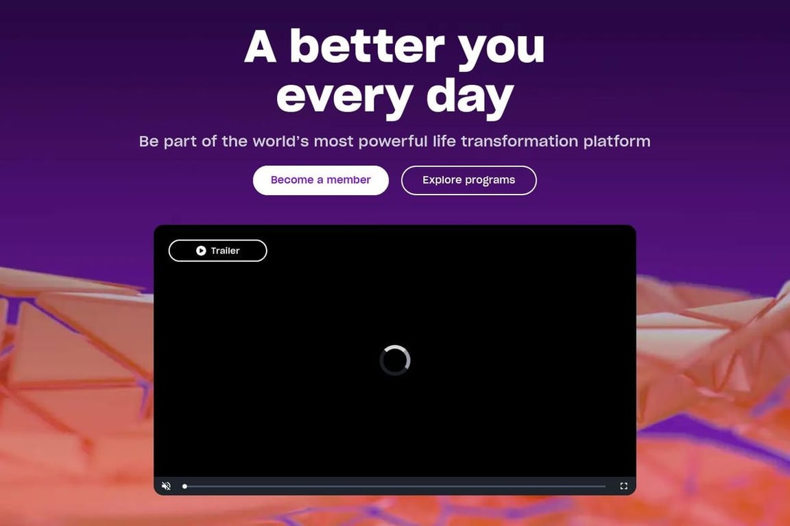 Mindvalley homepage