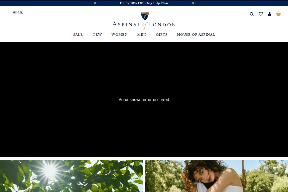 Aspinal of London homepage