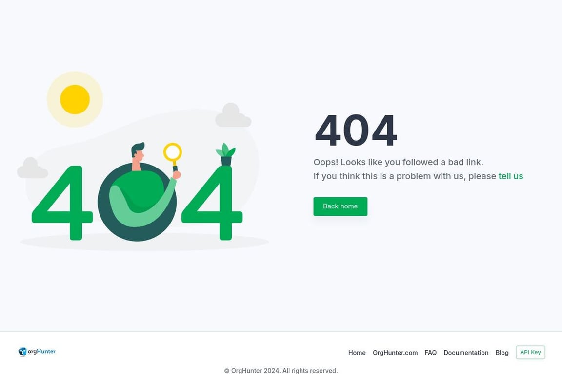 OrgHunter affiliate program signup page