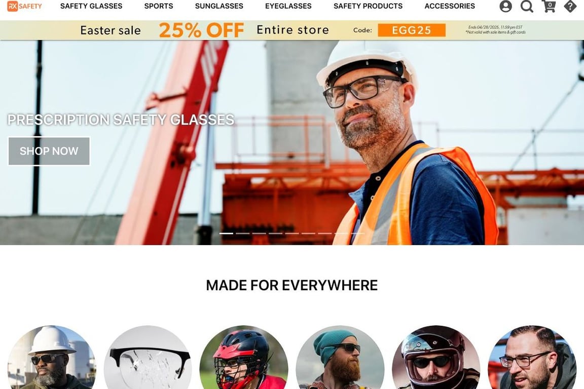 RX Safety homepage