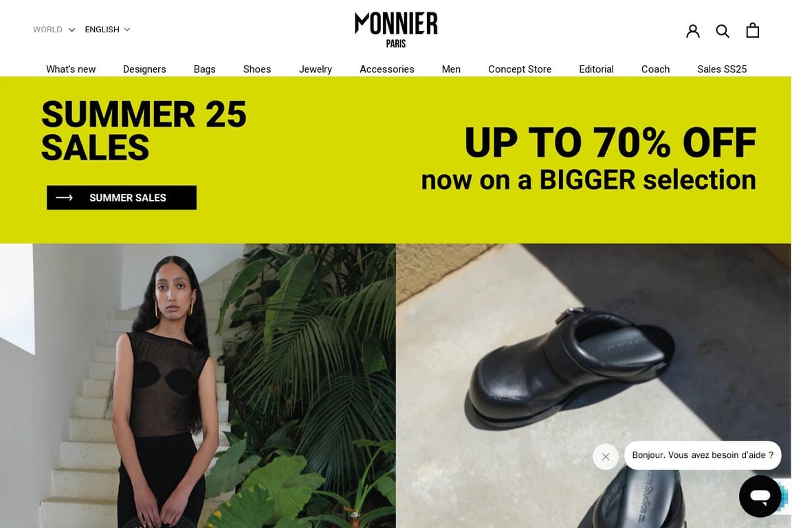 Monnier Frères homepage