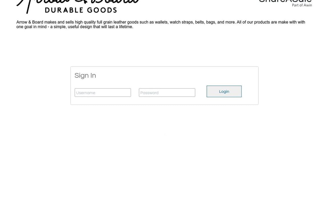Arrow & Board affiliate program signup page