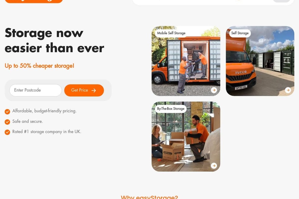 EasyStorage homepage