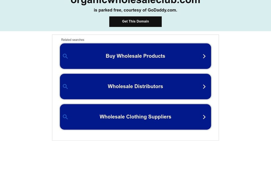 Organic Wholesale Club affiliate program signup page