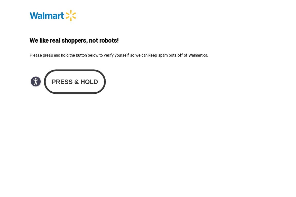 WalMart Canada homepage