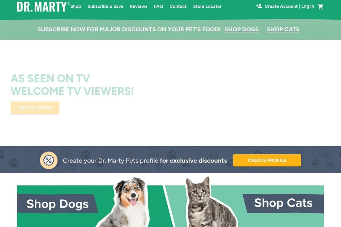 Dr. Marty Pets homepage